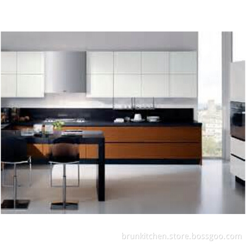 High Gloss High Quality Timber Venner Kitchen Cabinet Cocina